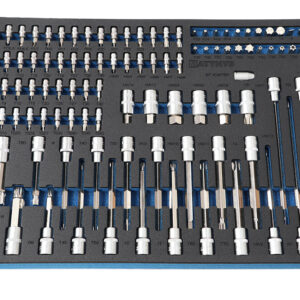 JUEGO TORX/BIT DE 102 PIEZAS EN CROMO VANADIO