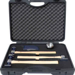 KIT DE RETRACTILADO DE CHAPA PROFESIONAL CON MARTILLOS Y DOLLIES