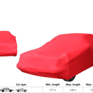 FUNDA DE COCHE DE LUJO SDS ROJA (L = 4,71 - 5,3m/A máx. = 1,55m)