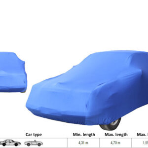 FUNDA DE COCHE DE LUJO SDXS AZUL (L = 4,31 - 4,7m/A máx. = 1,55m)