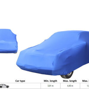 FUNDA DE COCHE DE LUJO HBL AZUL (L = 3,81 - 4,4m/A máx. = 1,55m)