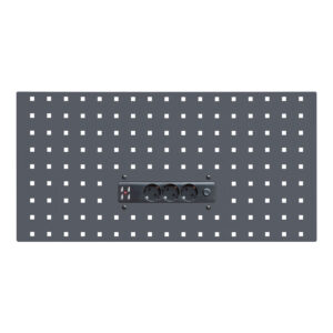 PANEL PERFORADO CON ENCHUFE PARA MUEBLE DE TALLER LEMANS GSW-HD-C