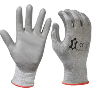 GUANTES ANTICORTE CON REVESTIMIENTO DE PU - MEDIUM