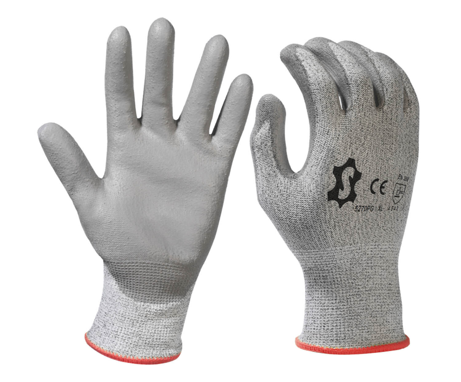 GUANTES ANTICORTE CON REVESTIMIENTO DE PU - MEDIUM