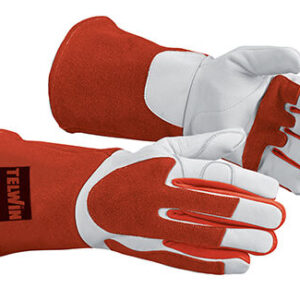 GUANTES DE SOLDADURA DE CUERO PLENA FLOR CALIDAD PROFESIONAL TELWIN