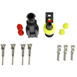 JUEGO DE CONECTORES AMP IMPERMEABLES 1 POLO