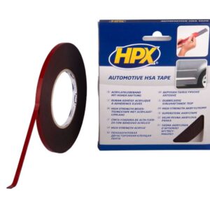 HPX CINTA ACRÍLICA DE DOBLE CARA CON MUY ALTA RESISTENCIA ADHESIVA - ANTRACITA 6 MM x 10 M