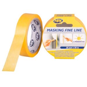 HPX CINTA DE ENMASCARAR DE ALTA CALIDAD “GOLD” - NARANJA 25 MM x 25 M