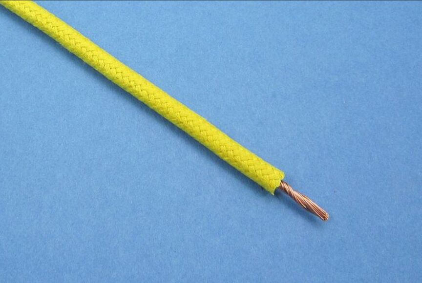 CABLE TRENZADO, 28/0.30, (2 mm²) (Ø 4,2mm) AMARILLO (PRECIO POR METRO)