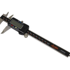 CALIBRADOR DIGITAL DIN 862, 150 MM CON TORNILLO DE FIJACIÓN