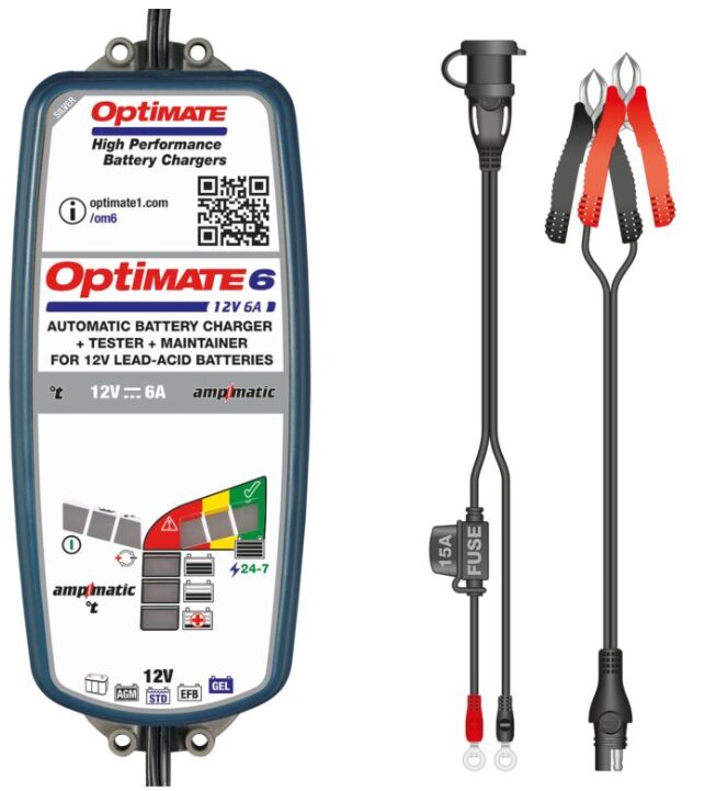 OPTIMATE - OPTIMIZADOR DE BATERÍAS OPTIMATE 6 - 12V/6A - Image 2