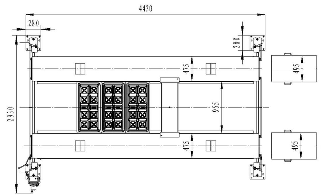 PUENTE 4 COLUMNAS PARKING 4 T