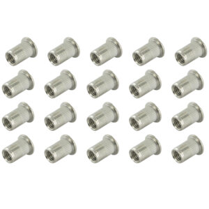 TUERCAS REMACHABLES RANURADAS M10X17MM (0,5-3,0MM) (20 UDS)