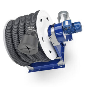 ENROLLADOR DE MANGUERA FIJO GASES DE ESCAPE (230V)