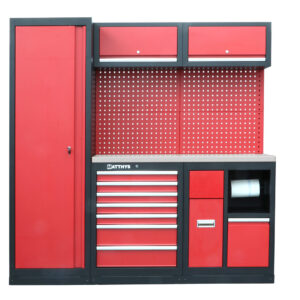 MOBILIARIO DE TALLER - ENCIMERA DE TRABAJO CON REVESTIMIENTO INOXIDABLE - COMBI-05 - SERIE IMOLA