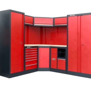 MOBILIARIO DE TALLER - ENCIMERA DE TRABAJO DE RUBBERWOOD - COMBI-4DD - SERIE IMOLA