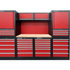 MOBILIARIO DE TALLER - ENCIMERA DE TRABAJO DE RUBBERWOOD - COMBI-01 - SERIE IMOLA