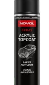 NOVOL SPRAY ACRYL TOPCOAT NEGRO - BRILLANTE