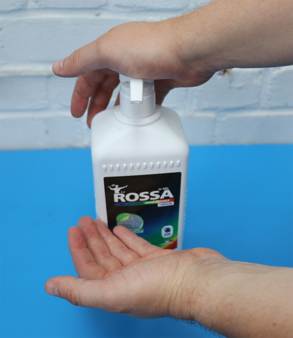 GEL LIMPIADOR DE MANOS LA ROSSA 1 L - CON BOMBA - Image 2