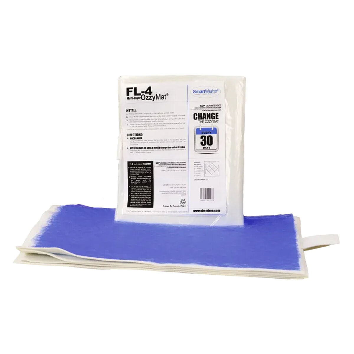 TAPETE DE ACTIVACIÓN DE FLUIDO MULTICAPA SMARTWASHER FL-4 OZZYMAT