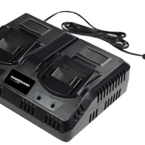 CARGADOR DOBLE PARA BATERÍA 20 V 4,5 AH