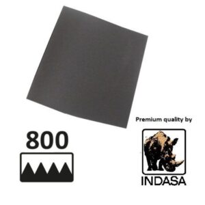 PAPEL DE LIJA DE AGUA P800 (28 x 23 CM) - 10 PIEZAS