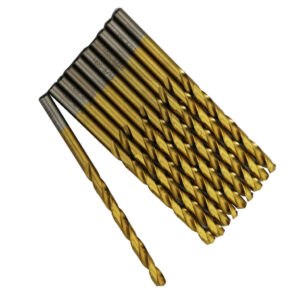 JUEGO DE 10 BROCAS DIN 338 3/16” PARA HERRAMIENTAS CLECO