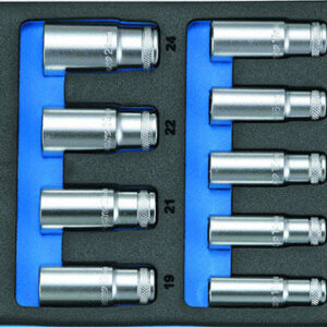 JUEGO DE VASOS LARGOS 3/8” - 14 PIEZAS