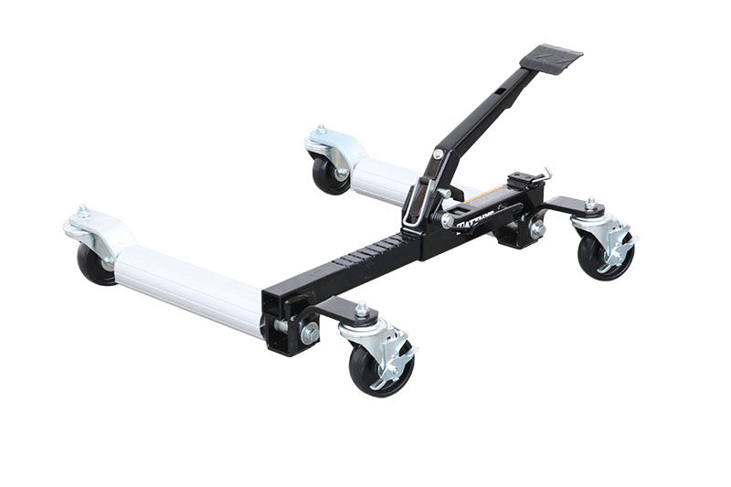 POSICIONADORES DE COCHES MECÁNICOS EXTRA LARGE CON RODILLOS DE ALUMINIO (4 UDS) + SOPORTE - Image 3