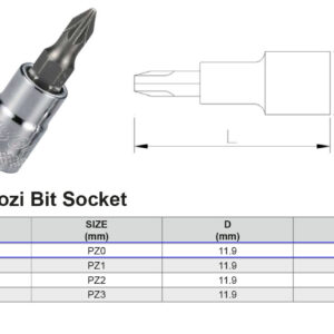PUNTA POZI PZ0 1/4”