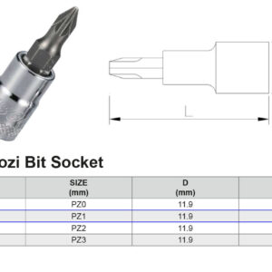 PUNTA POZI PZ1 1/4”