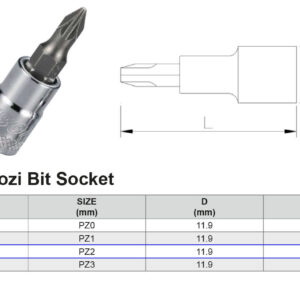 PUNTA POZI PZ2 1/4”