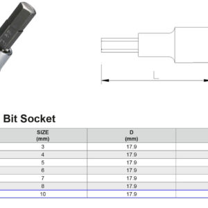 PUNTA HEX H10 3/8”
