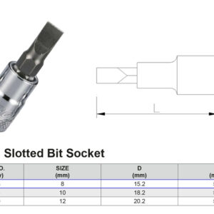 PUNTA PLANA SL8 1/2”