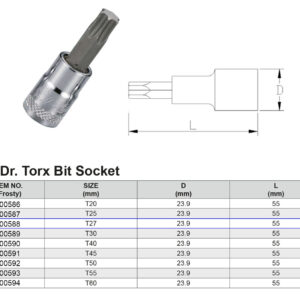 PUNTA TORX T27 1/2”