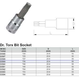PUNTA TORX T30 1/2”