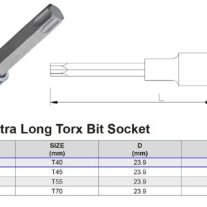 PUNTA XXL TX T40 1/2”