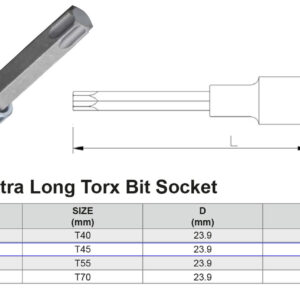 PUNTA XXL TX T45 1/2”