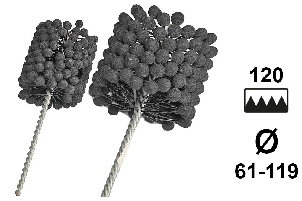 CEPILLOS BRUÑIDOS Ø61-119 MM - GRANO 120